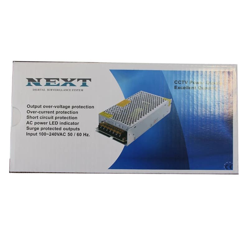 تغذیه سوئیچینگ فلزی 12 ولت 20 آمپر 12V-20A مارک NEXT — تصویر ۸