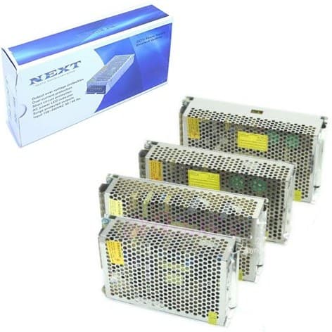 تغذیه سوئیچینگ فلزی 12 ولت 20 آمپر 12V-20A مارک NEXT