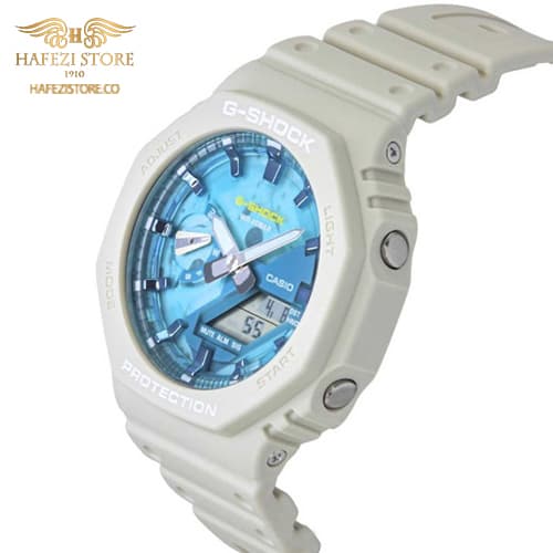 ساعت مچی مردانه کاسیو جیشاک مدل GA-2100AS-5ADR — تصویر ۱۰