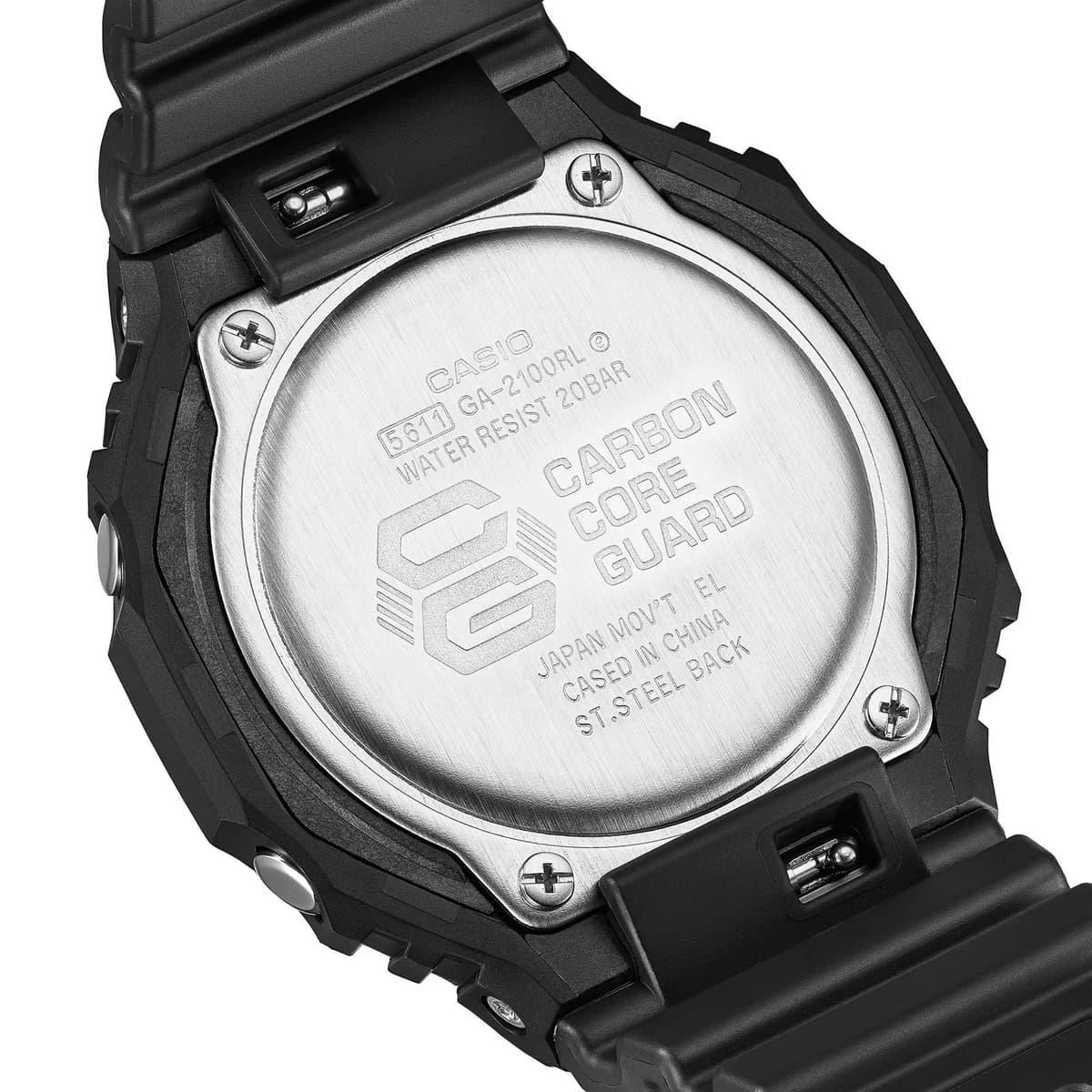 ساعت مچی مردانه کاسیو جیشاک مدل GA-2100RL-1ADR — تصویر ۸