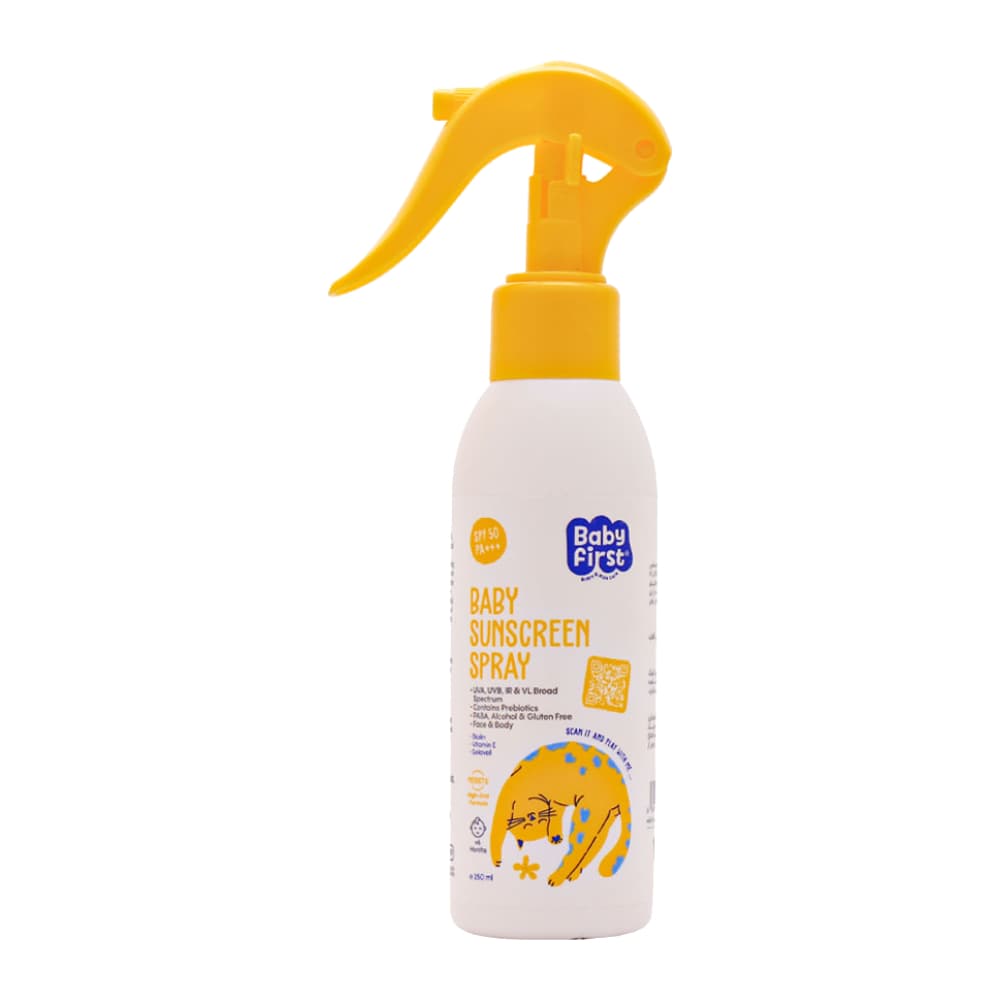 اسپری ضدآفتاب کودک SPF50 بیبی فرست حجم 150 میل — تصویر ۹