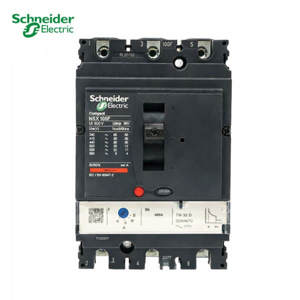 کلید اتوماتیک سه پل قابل تنظیم 80 آمپر اشنایدر LV429631 — تصویر ۸
