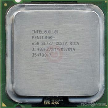 سی پی یو اینتل Pentium 4 650 3.04GHz استوک