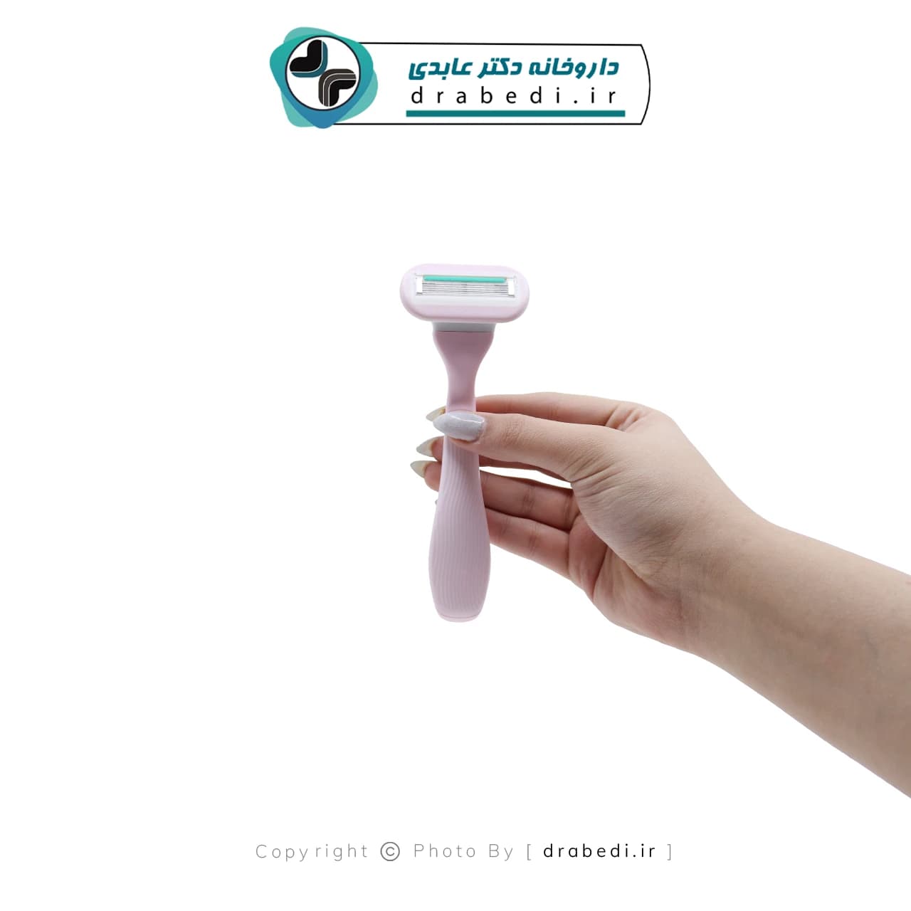تیغ اصلاح 5 لبه مدل فلامینگو صورتی آفکس — تصویر ۳