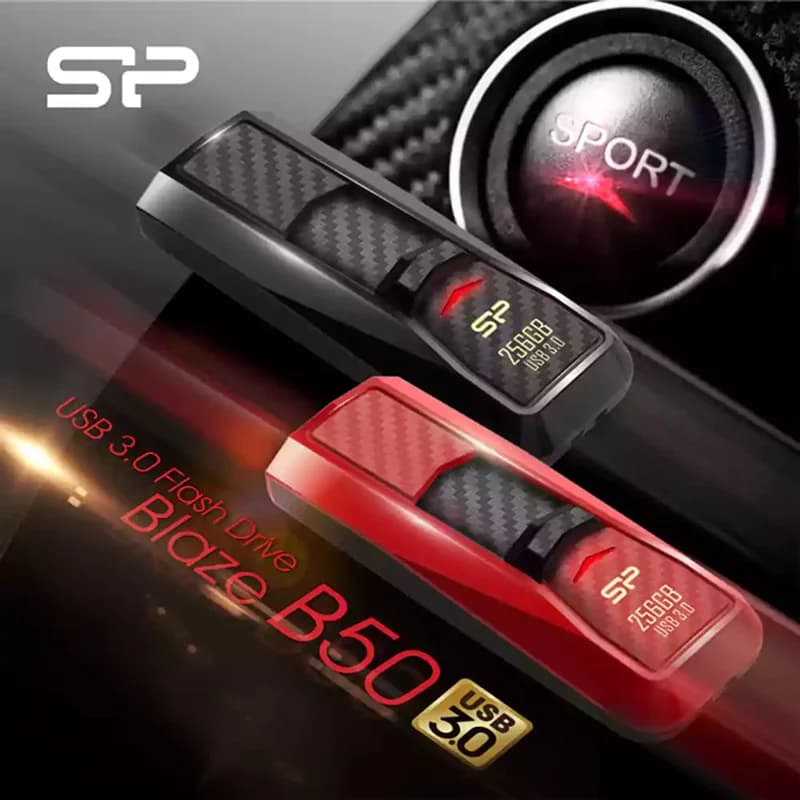فلش مموری Silicon power مدل BLAZE B50 ظرفیت 64 گیگابایت — تصویر ۱۰