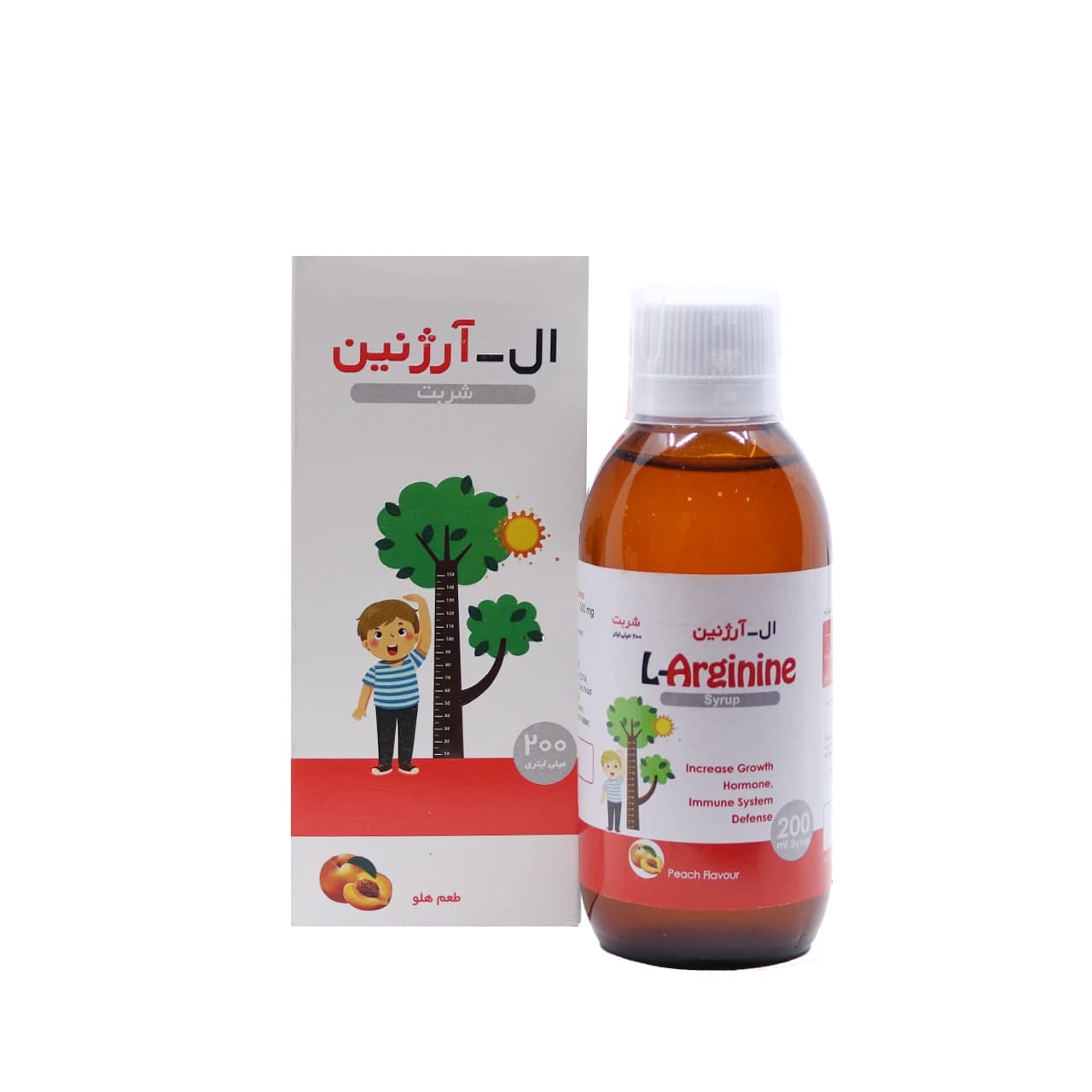شربت ال آرژنین 500 میلی گرم خوارزمی 200 میلی لیتر — تصویر ۸