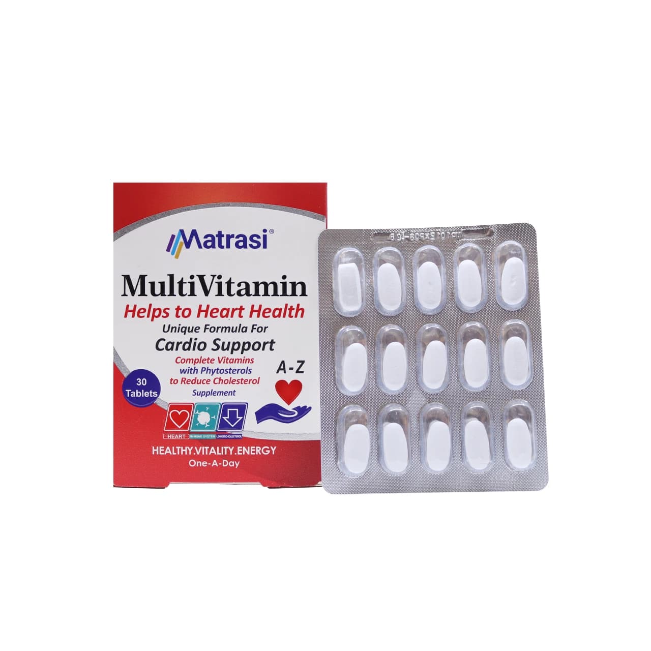 مولتی ویتامین کاردیو ماتراسی 30 عدد
