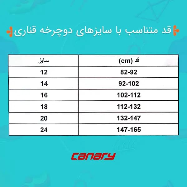دوچرخه کودک قناری مدل Summer سایز 16 زرد — تصویر ۹