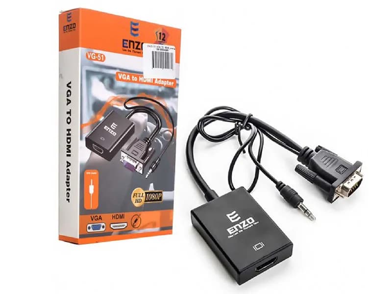 تبدیل تصویر VGA به HDMI انزو مدل VG-51 — تصویر ۶