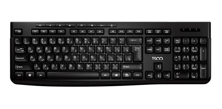 کیبورد بی سیم تسکو مدل TK7007 W