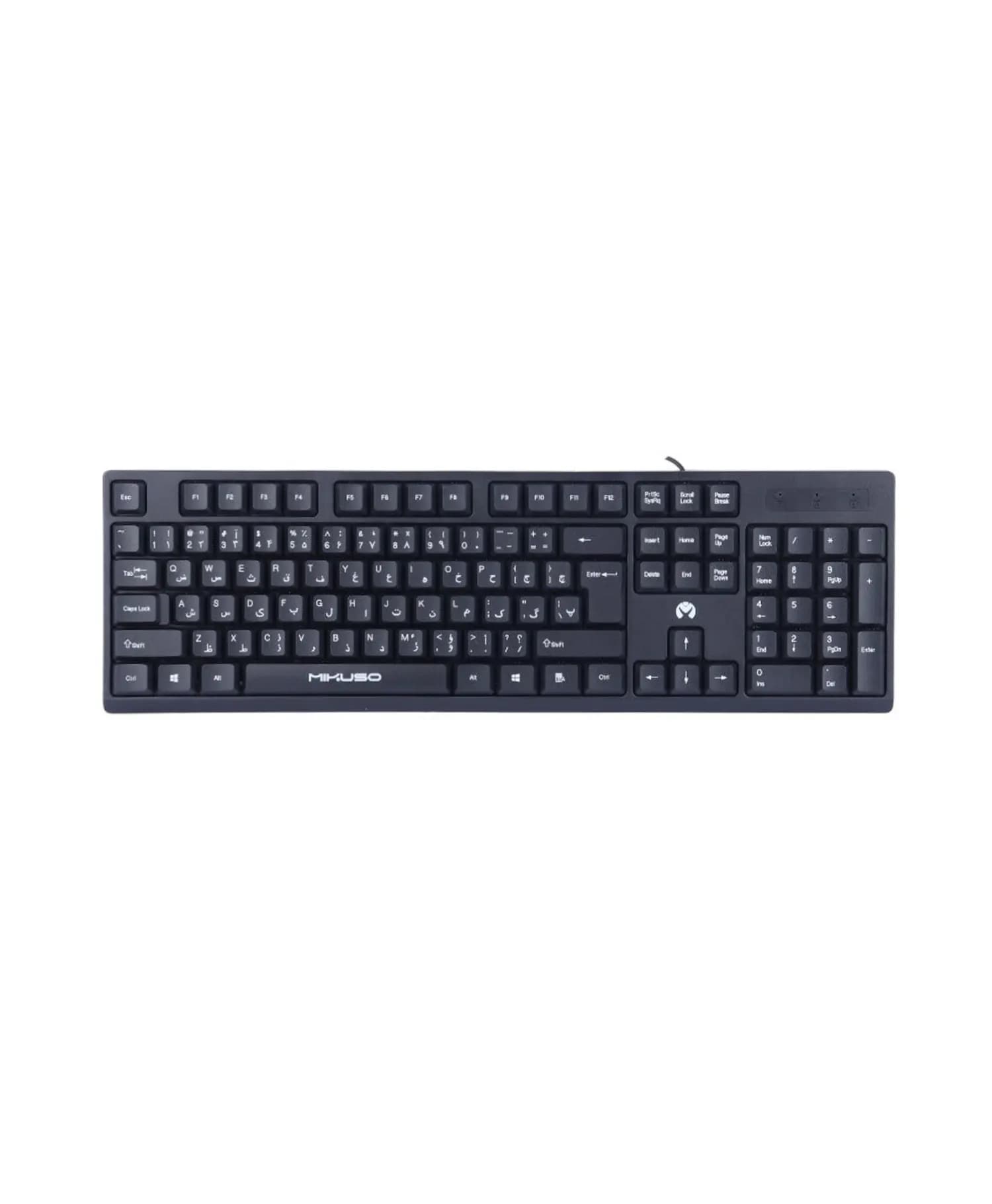 کیبورد با سیم mikuso مدل kb-039u — تصویر ۱۰
