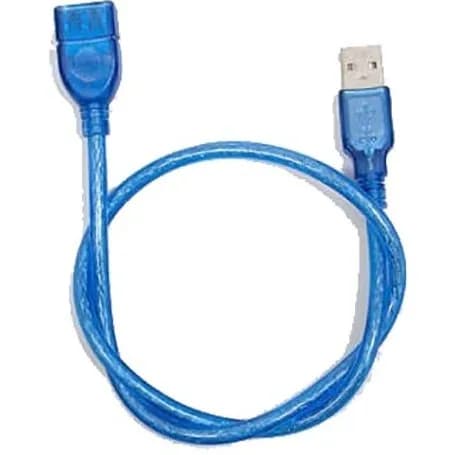 کابل اﻓﺰاﯾﺶ ﺷﯿﺸﻪای 30 سانتی USB 2.0