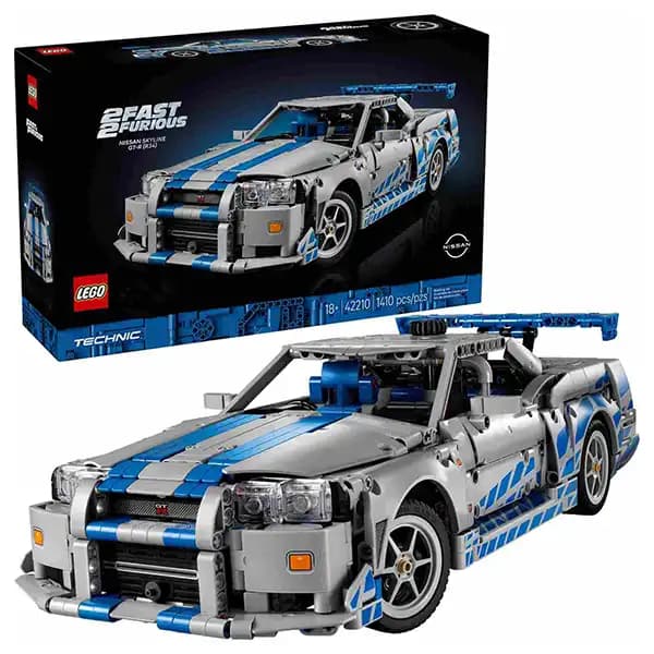 لگو تکنیک مدل 42210 ماشین نیسان اسکای لاین GT-R (R34) — تصویر ۲