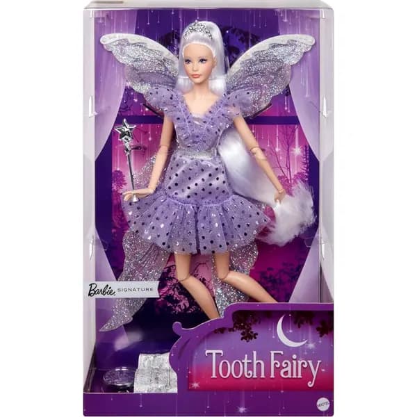 عروسک پری بالدار باربی با عصای جادویی Tooth Fairy — تصویر ۳