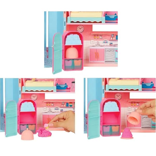 ست بازی خانه جادویی عروسکی LOL Surprise مدل Squish Sand — تصویر ۳