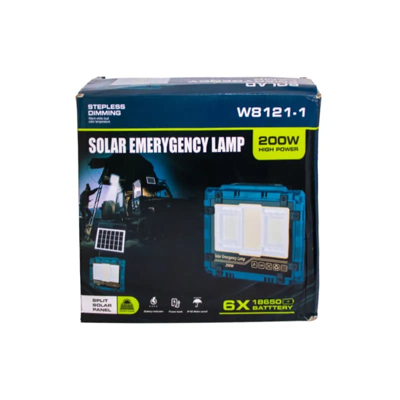 پروژکتور خورشیدی 200W مدل W8109-1 — تصویر ۳