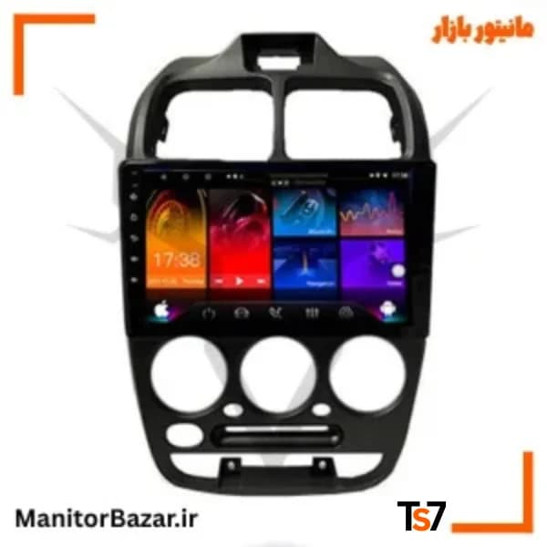 مانیتورخودرو TS7 هیوندای ورنا | با قاب فابریک — تصویر ۶