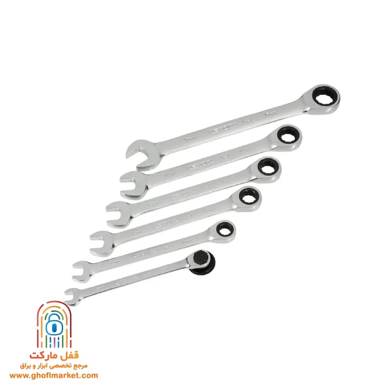 ست 6 عددی آچار يک سر جغجغه کنزاکس مدل 9406 — تصویر ۳