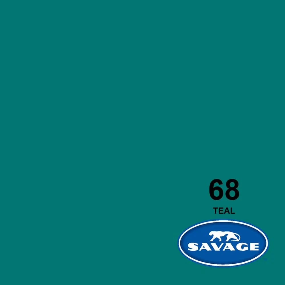 فون کاغذی سوج سبز دودی Savage Widetone Seamless #68 Teal — تصویر ۳