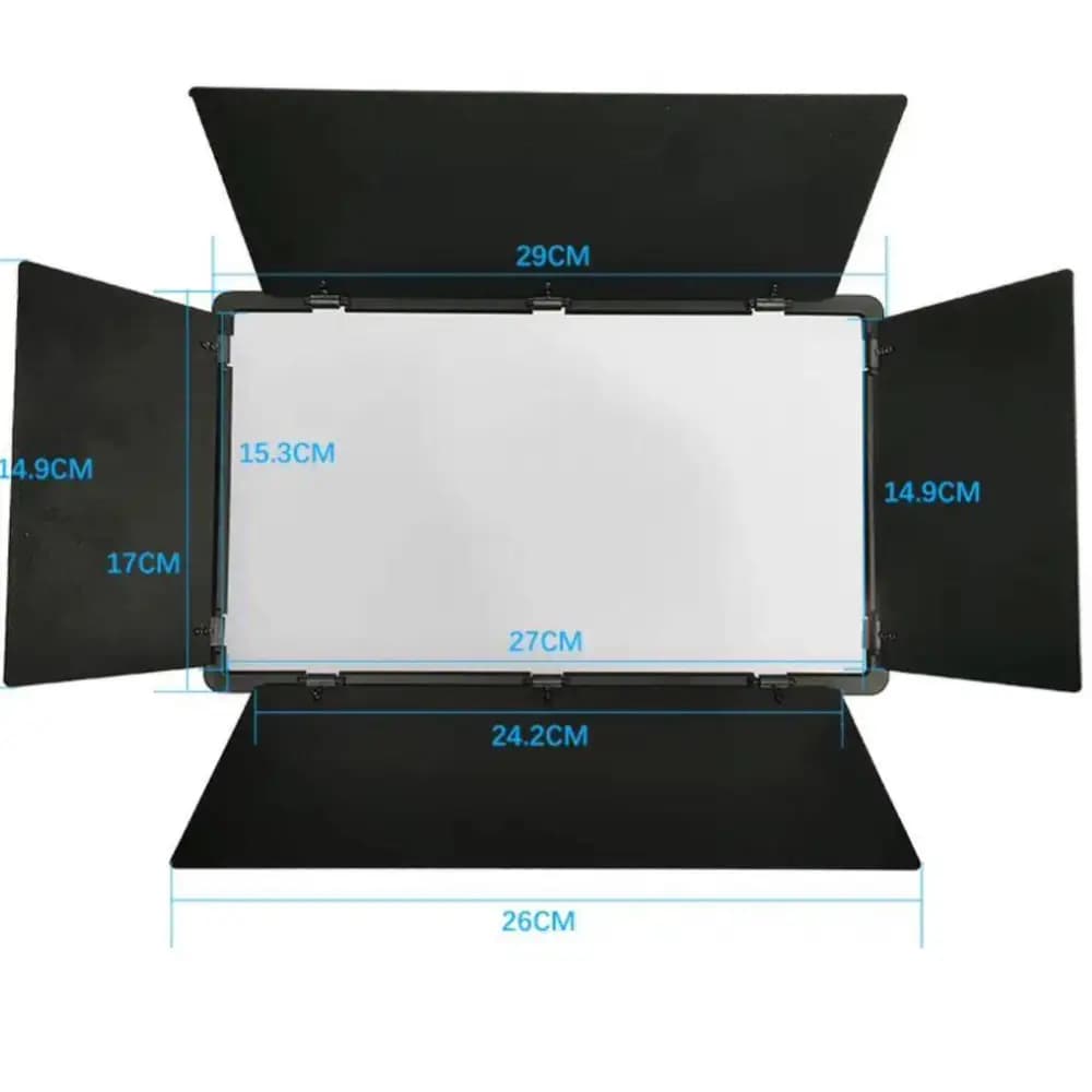 پنل نور ثابت Professional LED U800 RGB همراه 2 عدد باتری — تصویر ۱۲