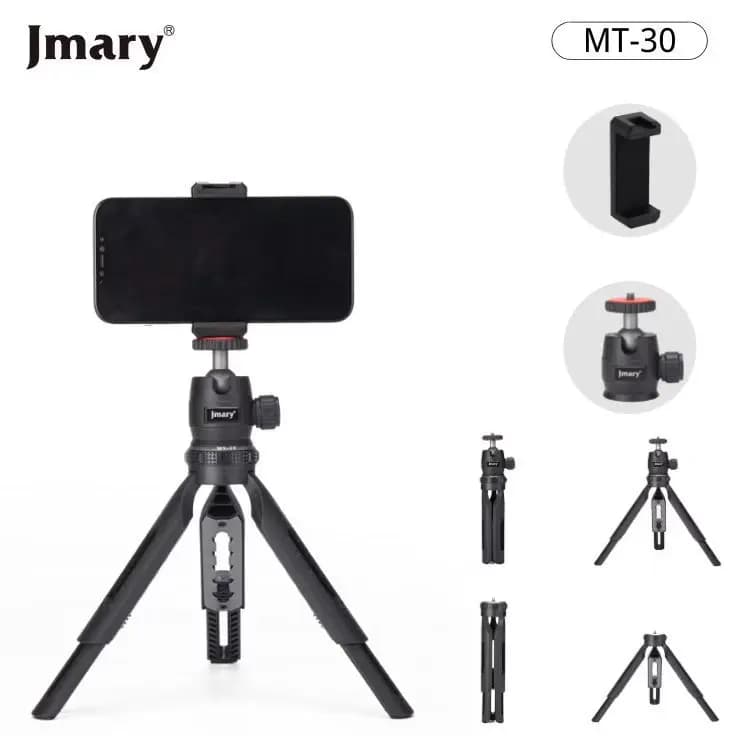 سه پایه جی ماری Jmary MT-30 + هولدر موبایل — تصویر ۳