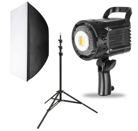 کیت ويديو لايت COB KY-BK1201 + سافت باکس 50x70cm + سه پایه