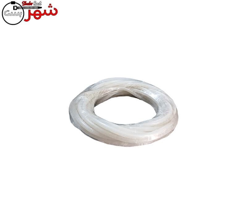 شلنگ سیلیکونی غذایی آزمایشگاهی سفید سایز 3/6 میلیمتر