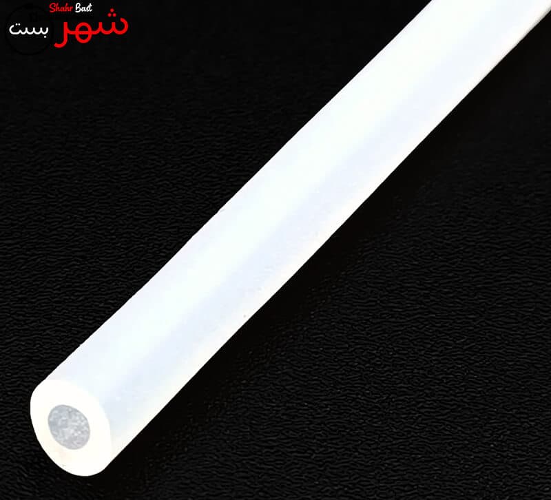 شلنگ سیلیکونی غذایی آزمایشگاهی سفید سایز 2/4 میلیمتر — تصویر ۹