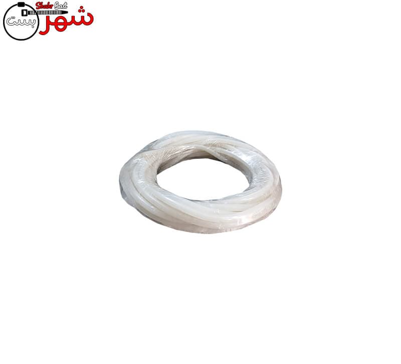 شلنگ سیلیکونی غذایی آزمایشگاهی سفید سایز 2/4 میلیمتر