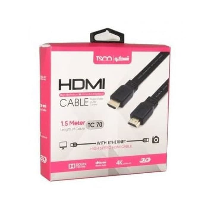 کابل HDMI تسکو 1.5 متری TSCO TC 70 — تصویر ۵