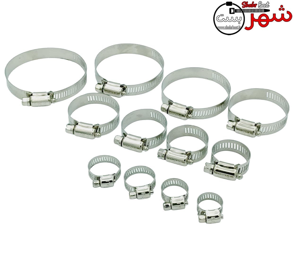بست فلزی استیل 201 نگیر اف ام ای سایز 38/58 (FMI) — تصویر ۱۱