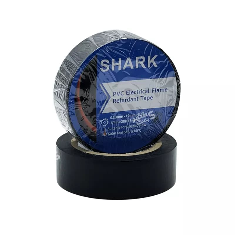چسب برق مشکی نسوز 9 یارد برند شارک (SHARK) — تصویر ۵
