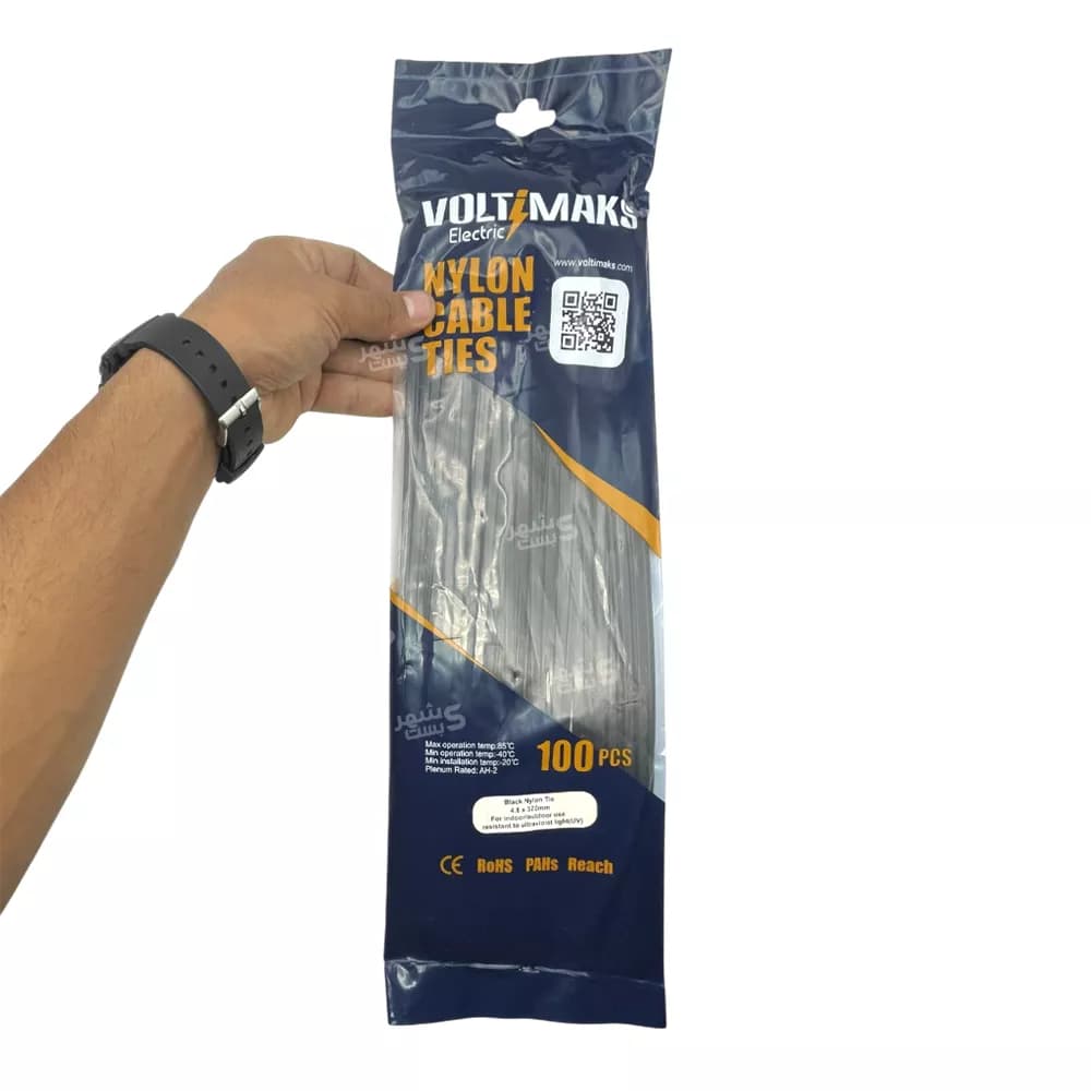 بست کمربندی پلاستیکی ولتی مکس 37سانتیمتر عرض 4.8میلیمتر (VOLTIMAKS) — تصویر ۵