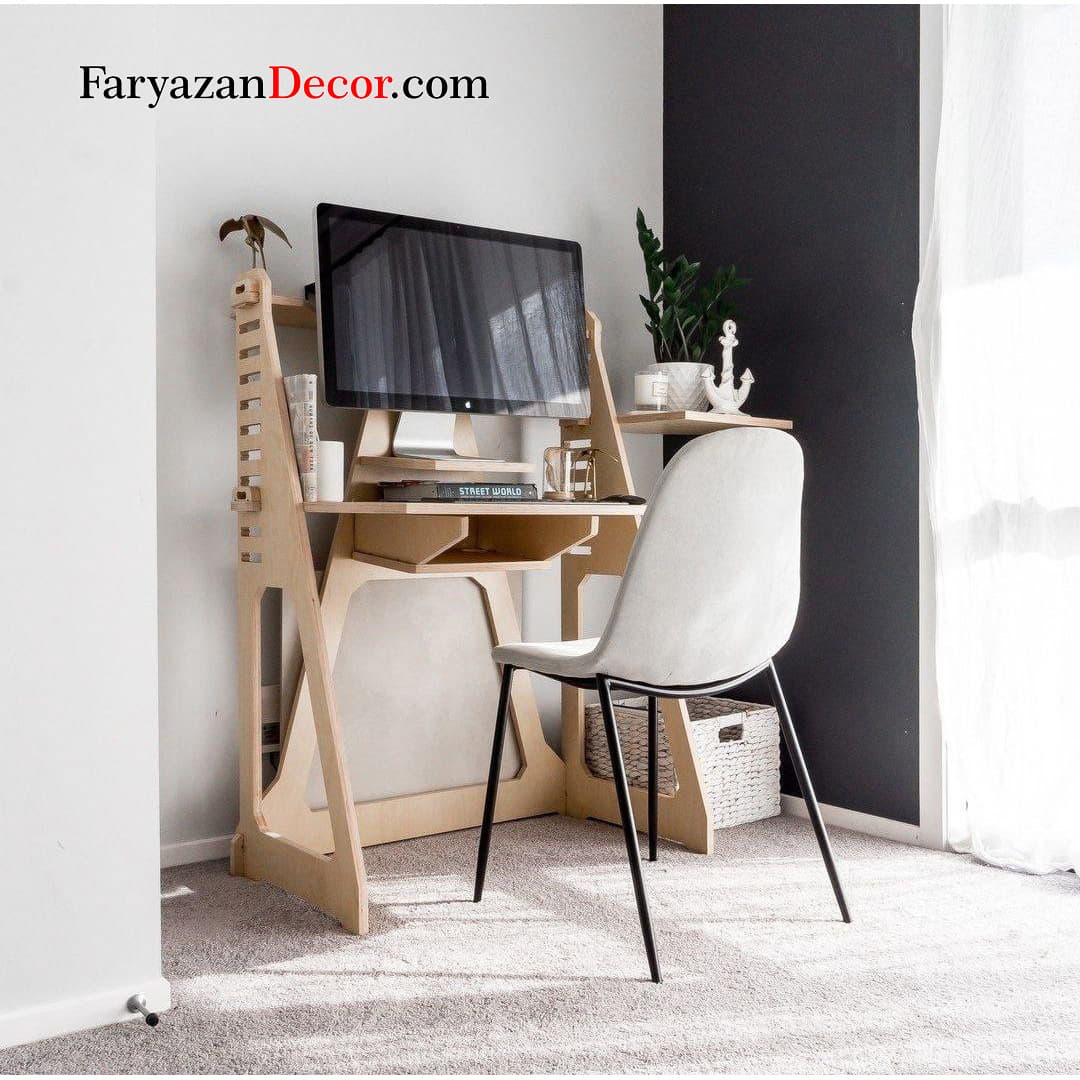 میز تحریر میز کامپیوتر میز لپ‌تاپ فریازان دکور مدل GET 1