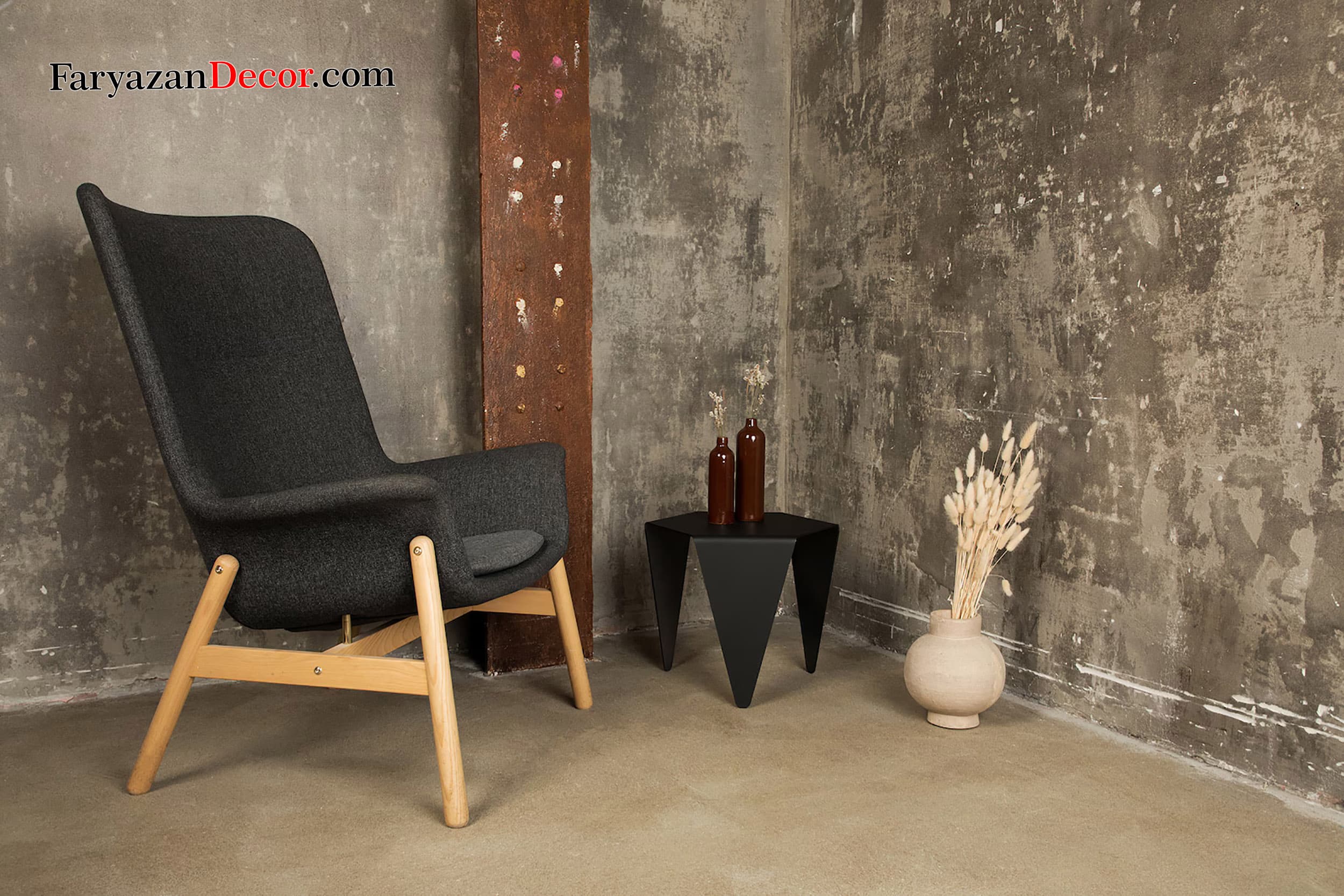 میز کنارمبلی مینیمال فریازان دکور مدل Minimal Metal e7 — تصویر ۷