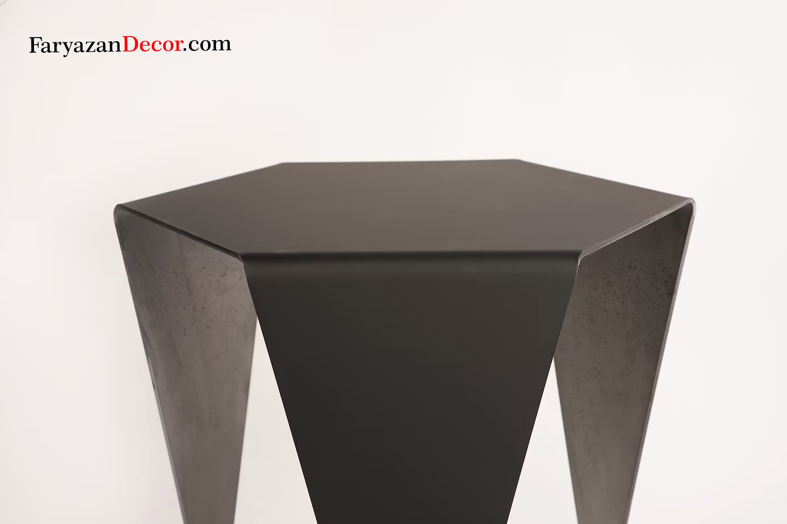 میز کنارمبلی مینیمال فریازان دکور مدل Minimal Metal e7 — تصویر ۴