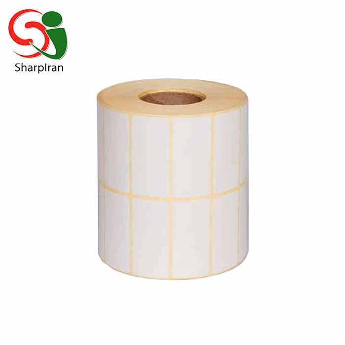 لیبل کاغذی 50*30 دو ردیفه 3000 عددی