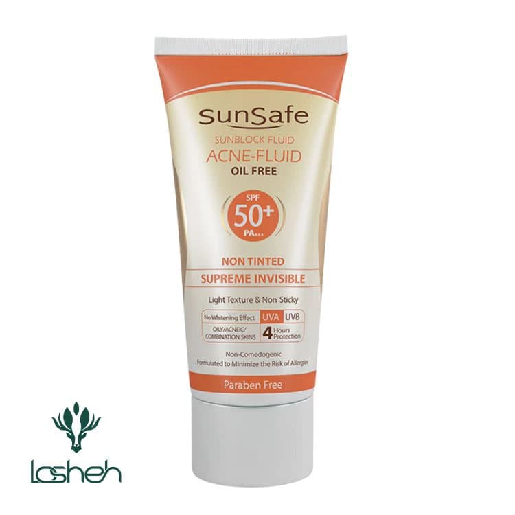 فلوئید ضدآفتاب فاقدچربی SPF50 سان سیف — تصویر ۳
