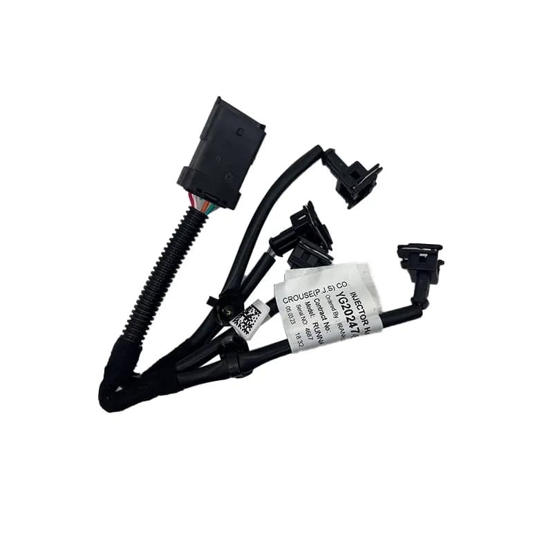 دسته سیم انژکتور ۲۰۶ تیپ۲ -YG20247481-( سوکت مربعی) شرکتی — تصویر ۳
