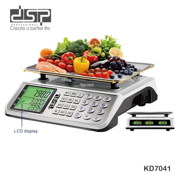 ترازو فروشگاهی DSP مدل KD7041 | خرید ترازوی دیجیتال دقیق