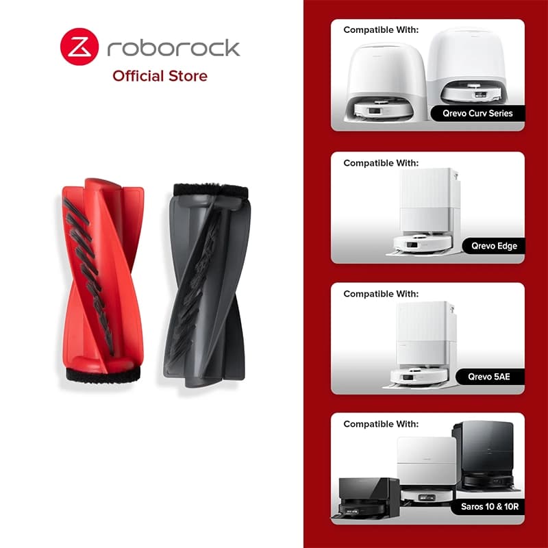 برس اصلی جارو رباتیک Roborock Qrevo Curv — تصویر ۵
