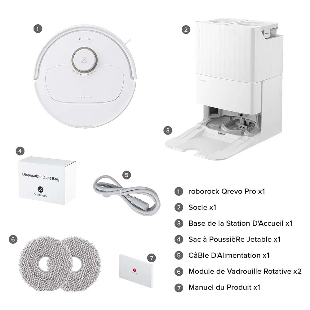 جارو رباتیک Roborock Qrevo pro — تصویر ۳