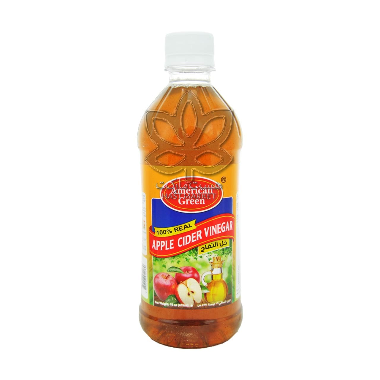 سرکه سیب ۴۷۰ میل امریکن گرین – american green