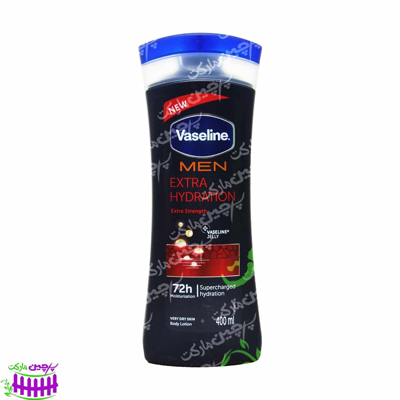لوسیون آبرسان قوی بدن آقایان ۴۰۰ میل وازلین – vaseline — تصویر ۴
