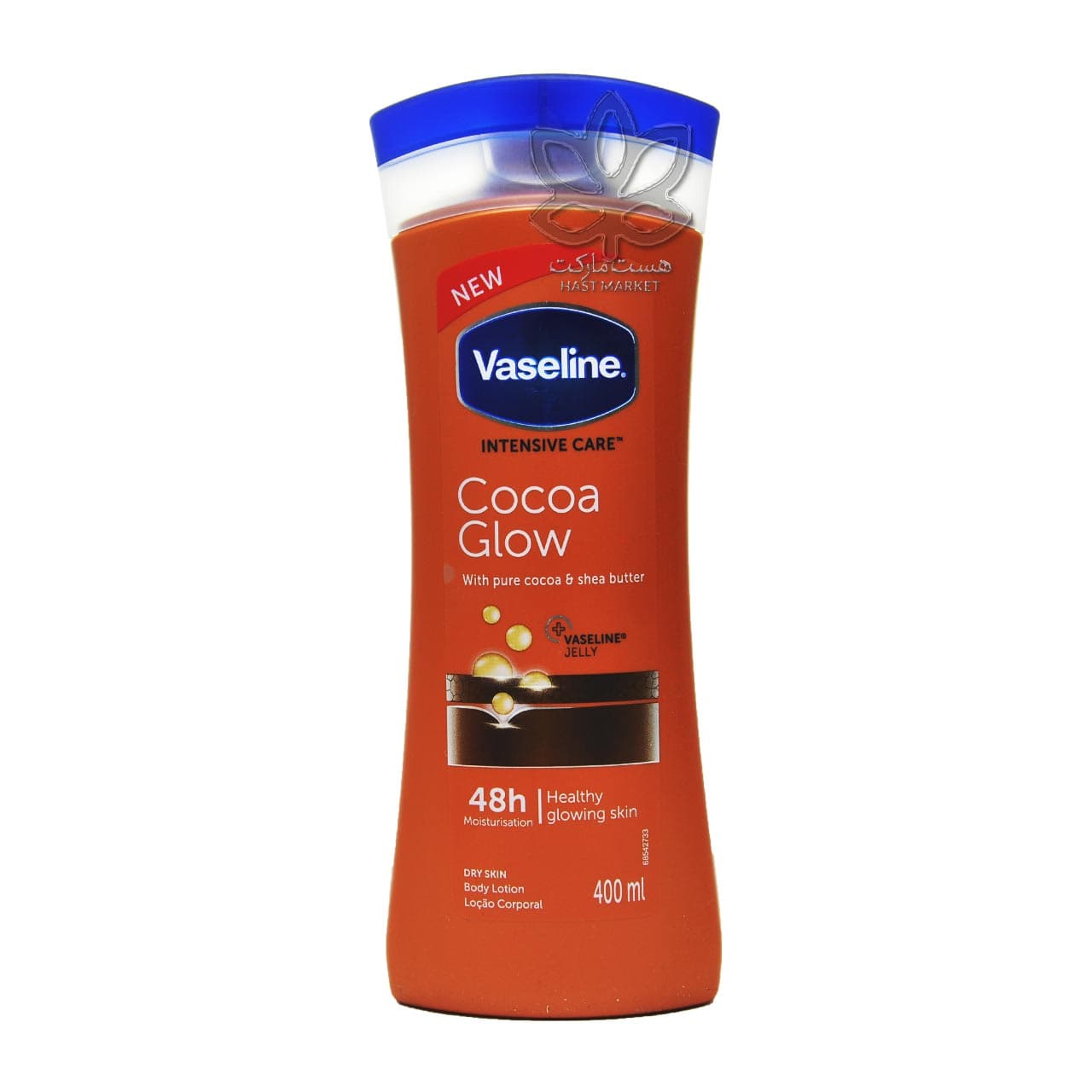لوسیون بدن مراقبتی ( کاکائو و شی باتر ) ۴۰۰ میل وازلین – vaseline — تصویر ۵