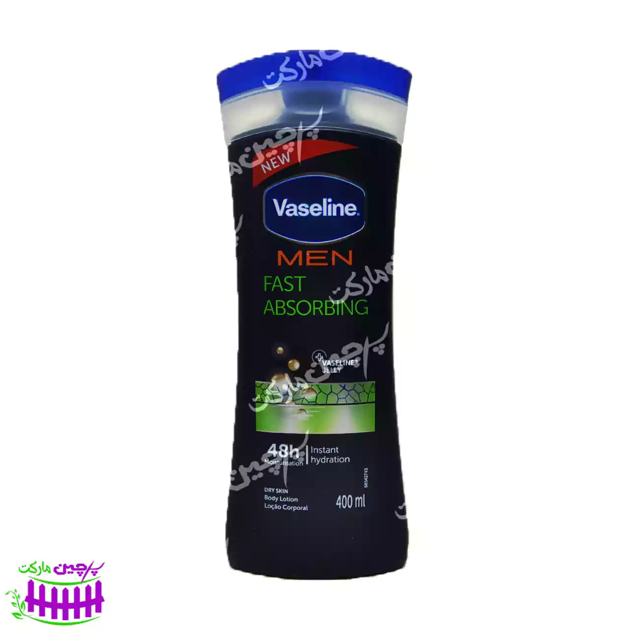 لوسیون بدن آبرسان فوری آقایان 400 میل وازلین – vaseline — تصویر ۵