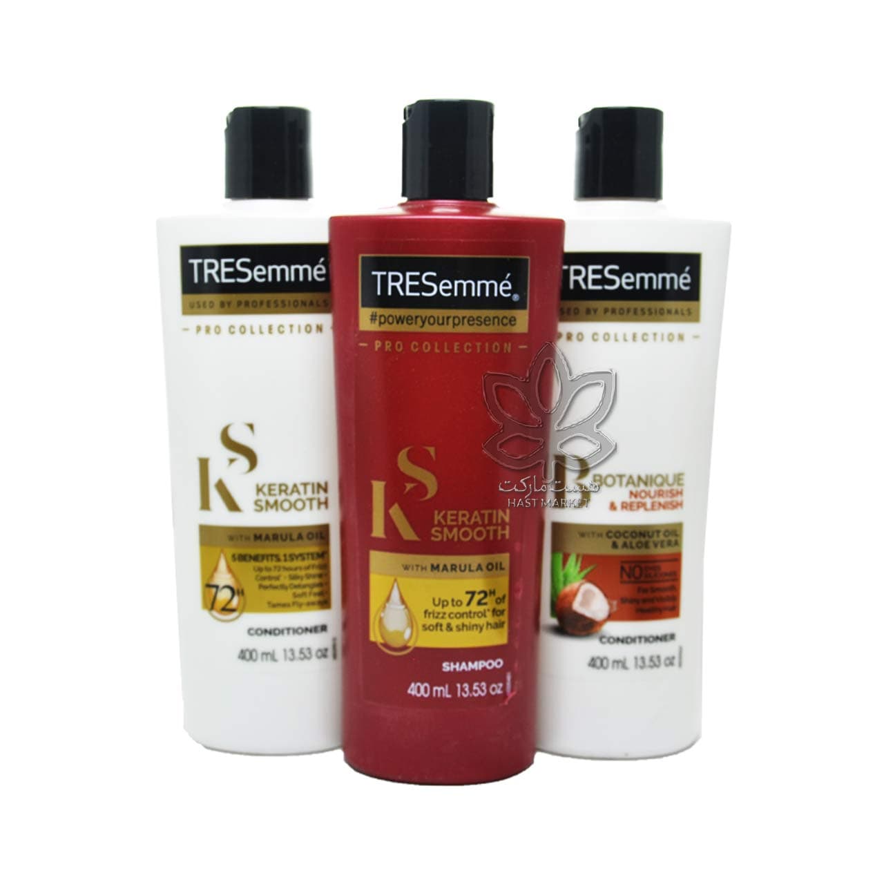 نرم کننده مو با روغن مارولا 400 میل کراتین ترزمه – tresemme — تصویر ۴