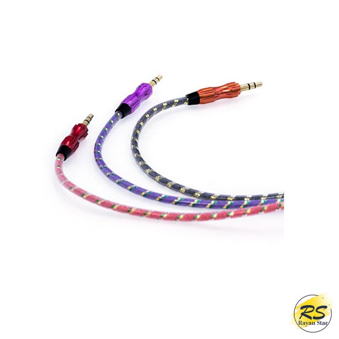 کابل AUX کنفی دو سر استریو