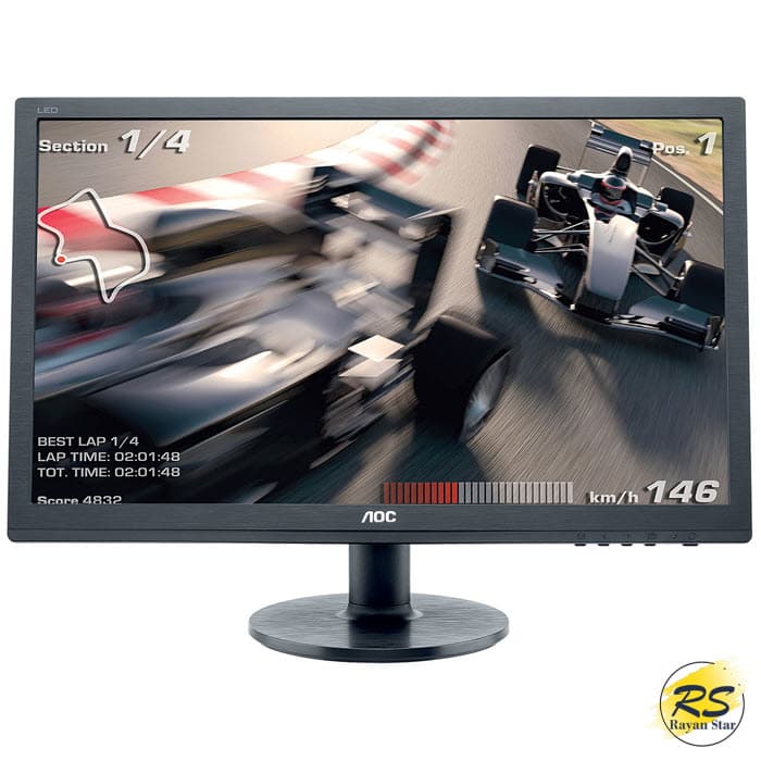 مانیتور 24 اینچ ای او سی مدل AOC E2460S LED — تصویر ۲