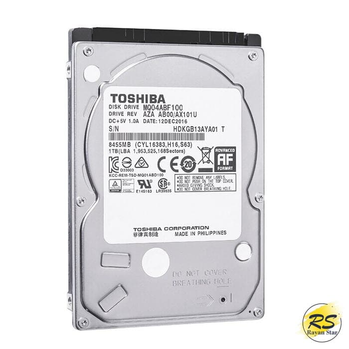 هارد دیسک لپ تاپ توشیبا مدل Toshiba MQ01ABD100 1TB
